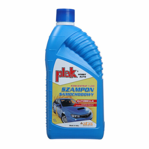 Plak Автошампунь для ручной мойки Plak Autobella, 1 л