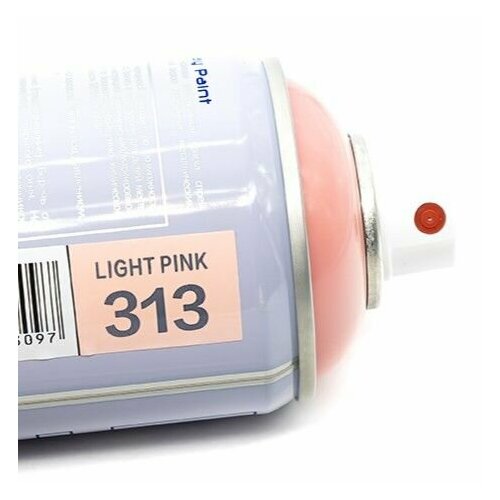 Светло-розовая акриловая краска аэрозольный баллончик 450мл. Gamma Paint №313