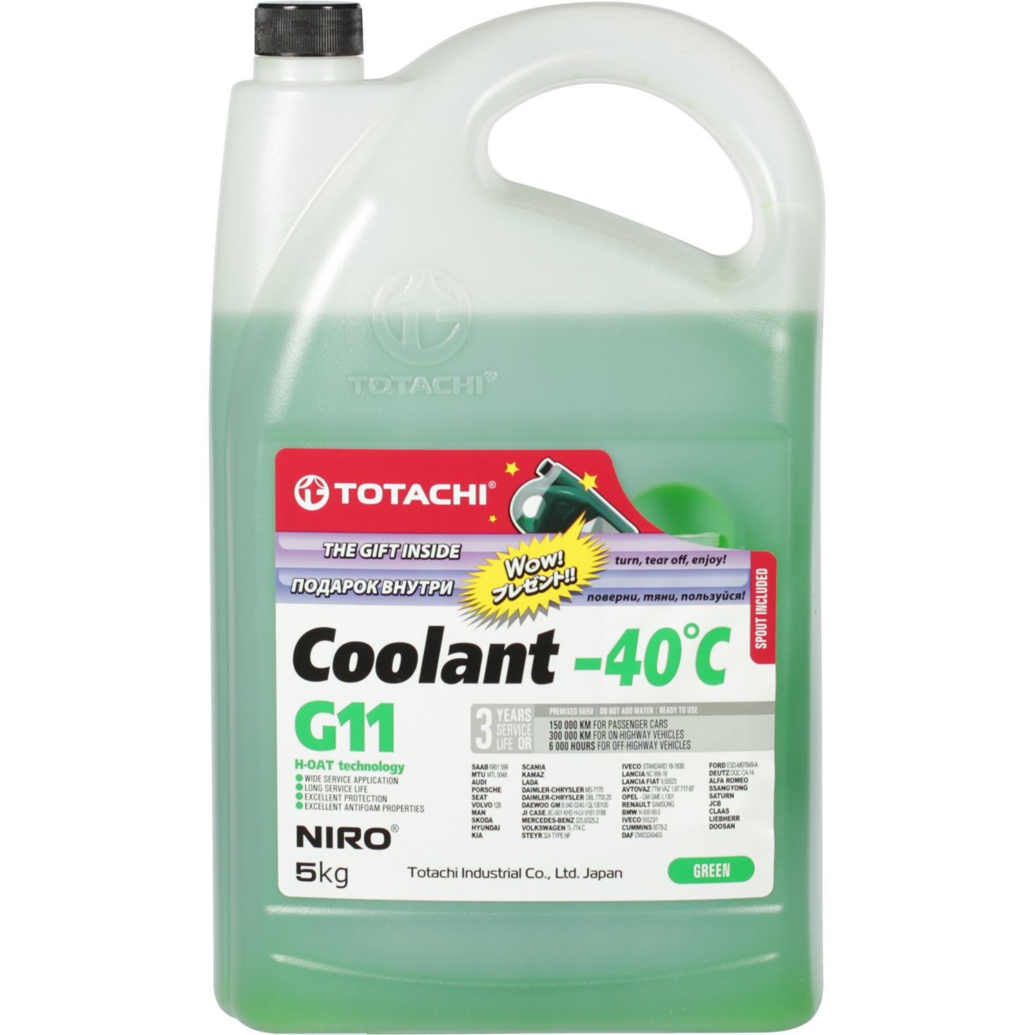 Антифриз Totachi зелёный
