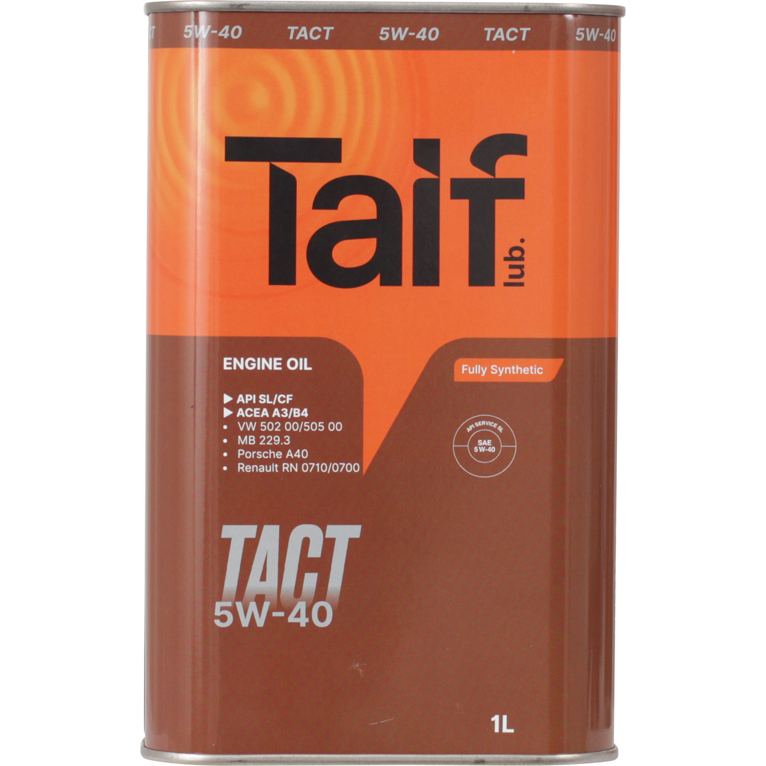 Моторное масло Taif TACT 5W-40, 1 л