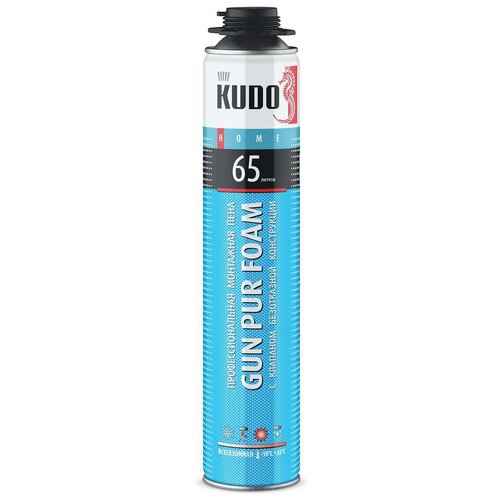 Пена монтажная профессиональная Kudo Home 65, всесезонная, 1000 мл