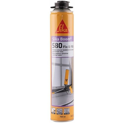 Пена монтажная профессиональная Sika Boom 580 Fix & Fill летняя 750 мл