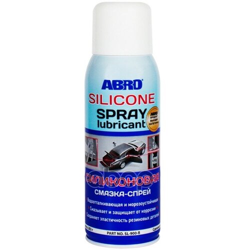 Смазка Cпрей Силиконовая 283 Гр Abro Sl-900-R ABRO арт. SL-900-R