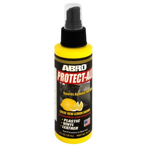 ABRO PA-312 Полироль пластика Abro защитный с запахом лимона спрей 120 мл 1шт