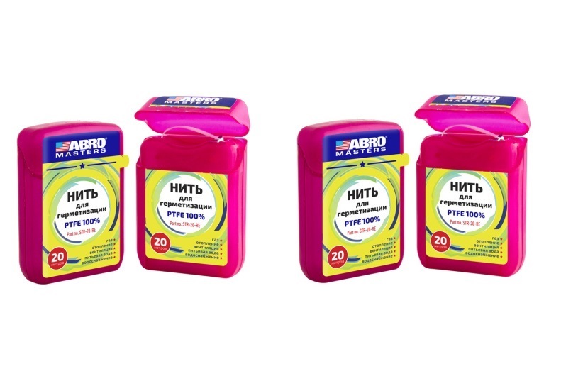 Нить для герметизации ABRO MASTERS  4 шт.