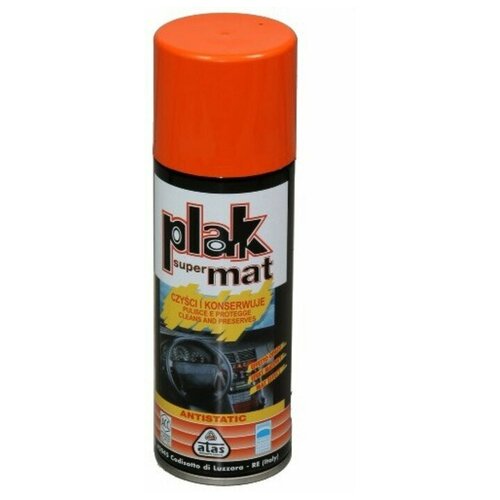 Полироль пластика Plak atas суперМат, лимон, аэрозоль, 600 мл 7549026 .