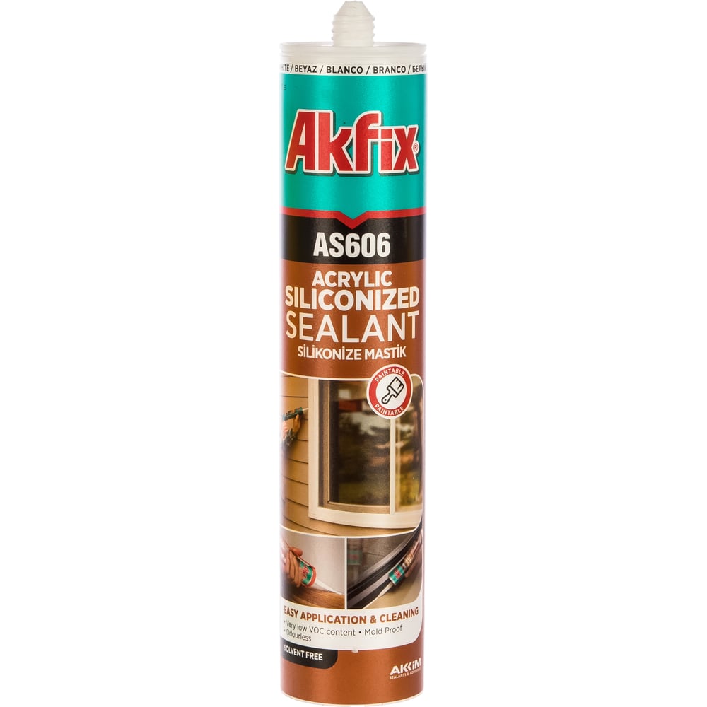 Силиконизированный акриловый герметик Akfix