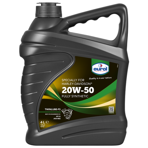 Синтетическое моторное масло Eurol Harley Twinlube-FS 20W50, 4 л