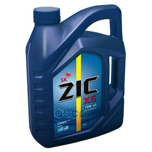 Zic Масло Моторное 10w40 Zic X5 6л Полусинтетика Diesel