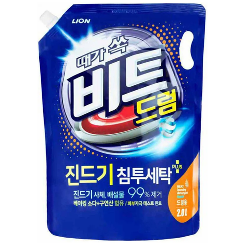 Жидкость для стирки LION Beat Drum Pouch, 2.0 л