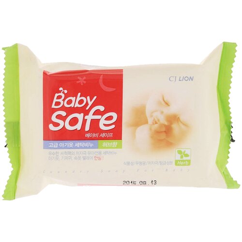 Мыло для стирки LION Baby Safe , с экстрактом трав, 190 г