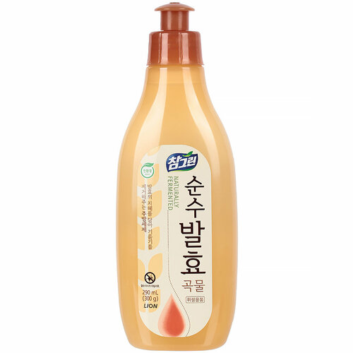 Средство для мытья посуды, овощей и фруктов 5 злаков LION Chamgreen Pure Fermentation, 290 мл