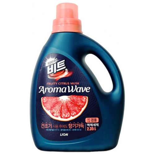 Жидкое средство для стирки концентрированное грейпфрут LION Aroma Wave, 3 л