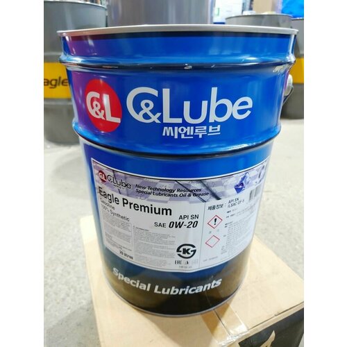 EAGLE PREMIUM Gasoline 100% SYN Масло моторное 0W20 API SN 20L