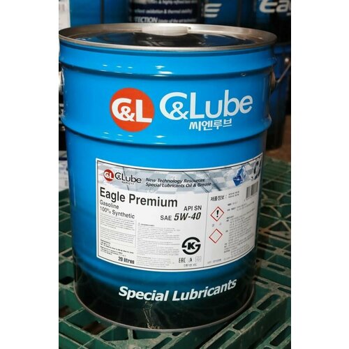 EAGLE PREMIUM Gasoline 100% SYN. 5W40 API SN Моторное масло 20L