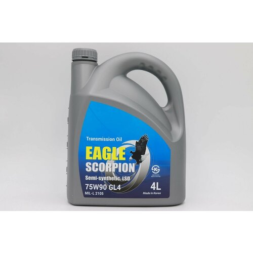 EAGLE SCORPION Gear Semi-syn Oil 75W90 API GL-4 трансмиссионное 4L