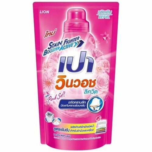Гель для стирки Lion PAO WIN WASH Pink Soft Смягчающий, 800 мл