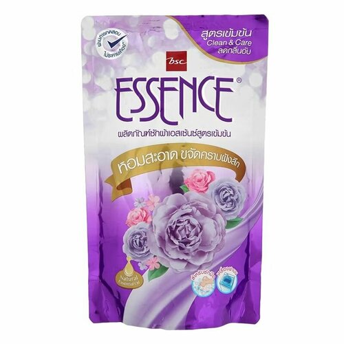LION Essence Гель для стирки концентрат 600мл Romantic Violet Фиалка мягкая упаковка