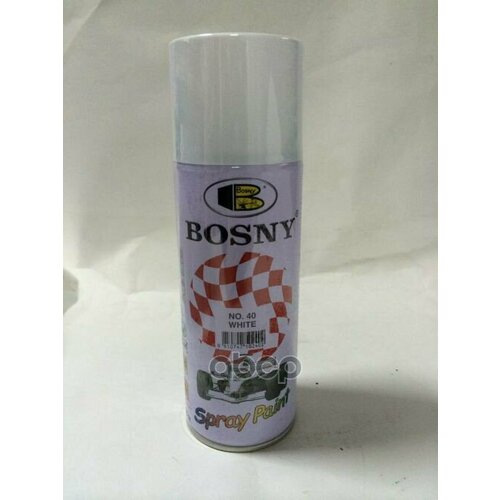 Акриловая Аэрозольная Краска Белый Глянцевый Ral 9003 Bosny , 520 Мл, 300Гр BOSNY арт. 40