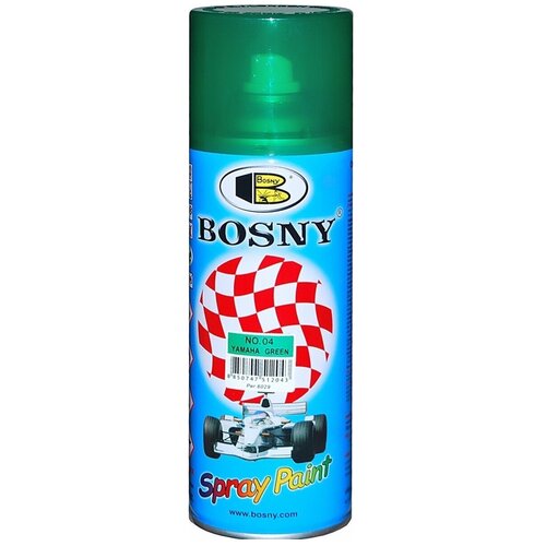 Bosny Краска акриловая, аэрозоль, черный матовый RAL 9005 4 .