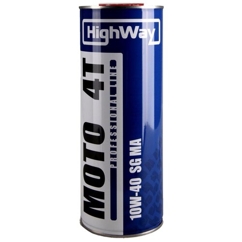 HighWay Масло моторное 4T 10W-40 SG JASO-MA п/с 1л