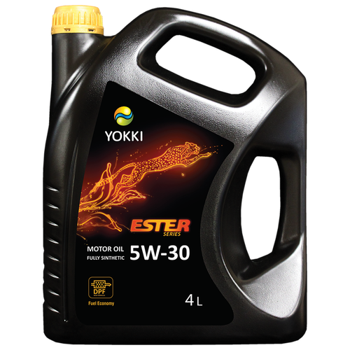 Масло моторное YOKKI SAE 5W-30 Ester API SN/CF ACEA C3 Dexos2 синтетическое, 4л