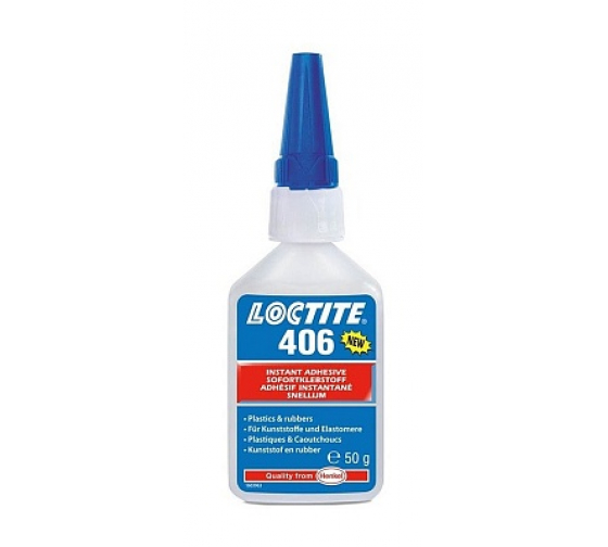 Однокомпонентный цианоакрилатный клей Loctite 406 (Локтайт 406) 50 гр.