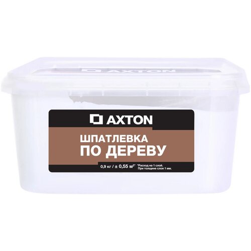 Шпатлёвка Axton для дерева 0.9 кг цвет белый