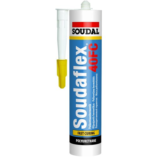 Клей герметик Soudal Soudaflex 40FC полиуретановый 300 мл коричневый