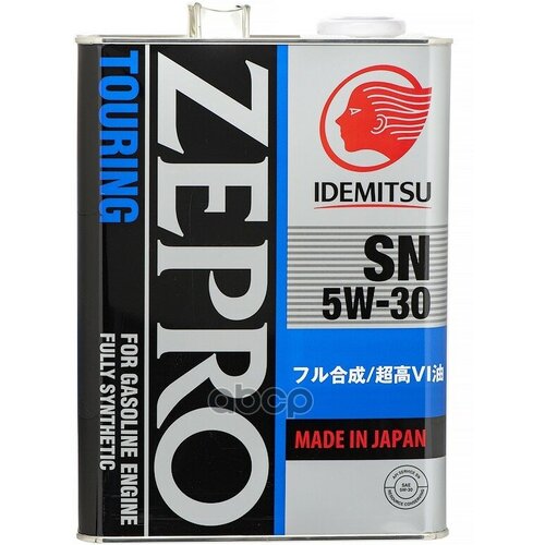 IDEMITSU Масло Моторное Idemitsu Zepro Touring 5W30 Sn 4L