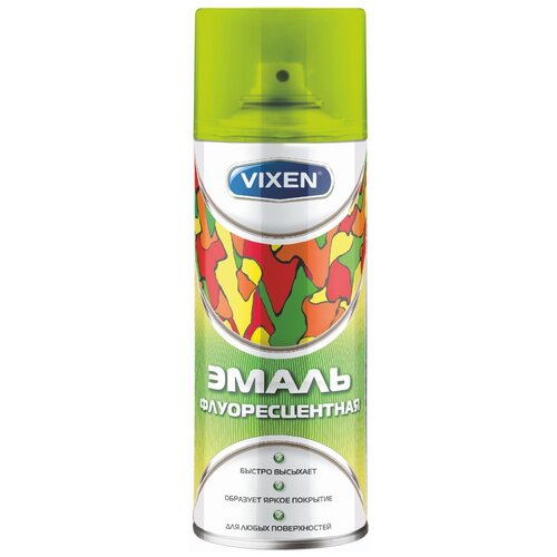 Эмаль Флуоресцентная, Красная 520мл Vixen Vx-54001 Vixen арт. VX-54001