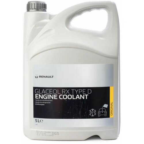 Антифриз RENAULT GLACEOL RX TYPE D G11 готовый -21C зеленый 5 л 7711 428 130