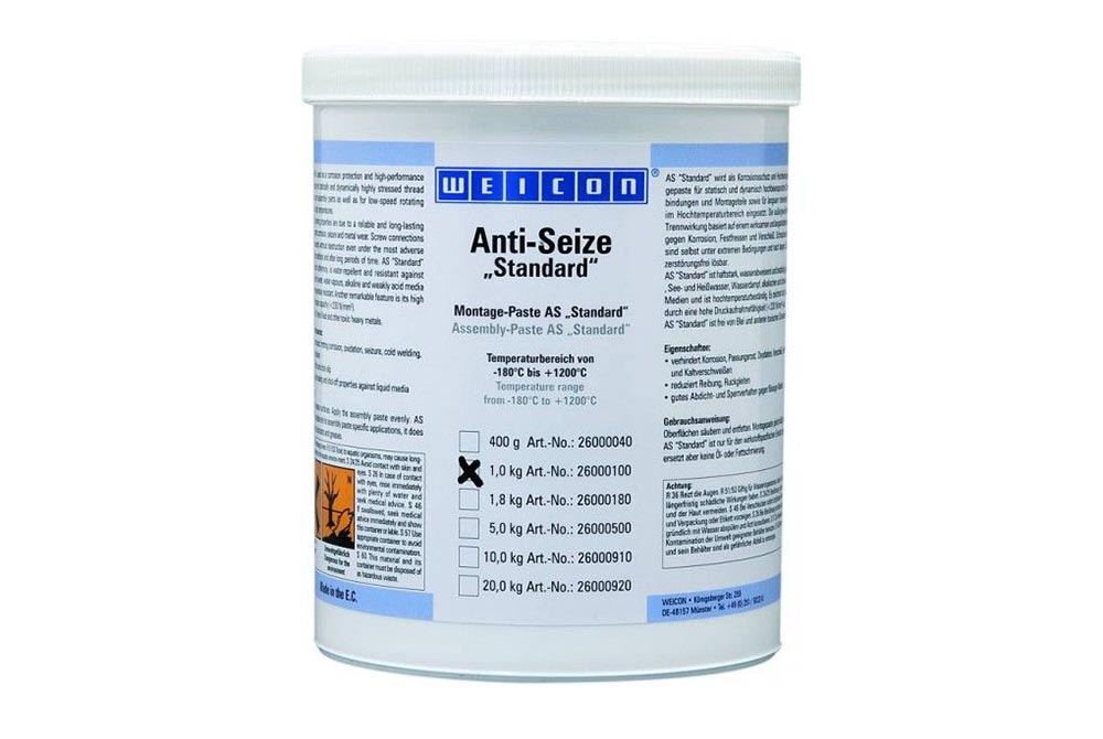 Высокотемпературные смазки и пасты Weicon 