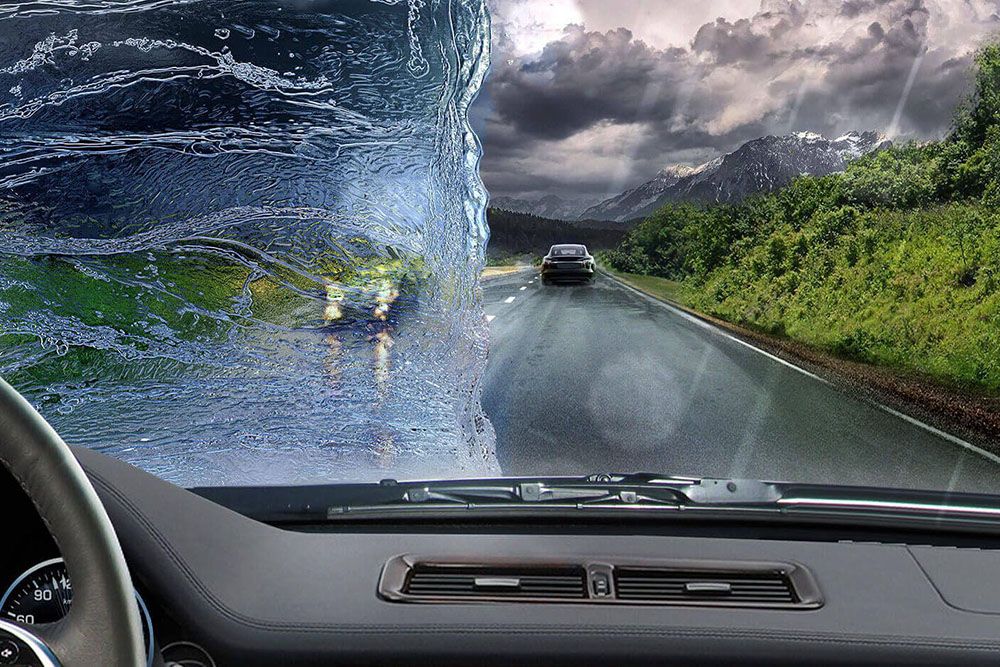 Система «Антидождь» для автомобильных стекол 